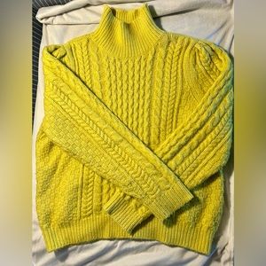 Ann Taylor yellow large sweater